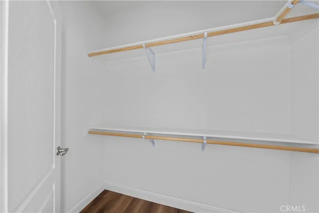 a close up view of racks on the wall