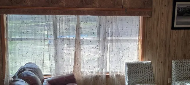 a close view of dresser