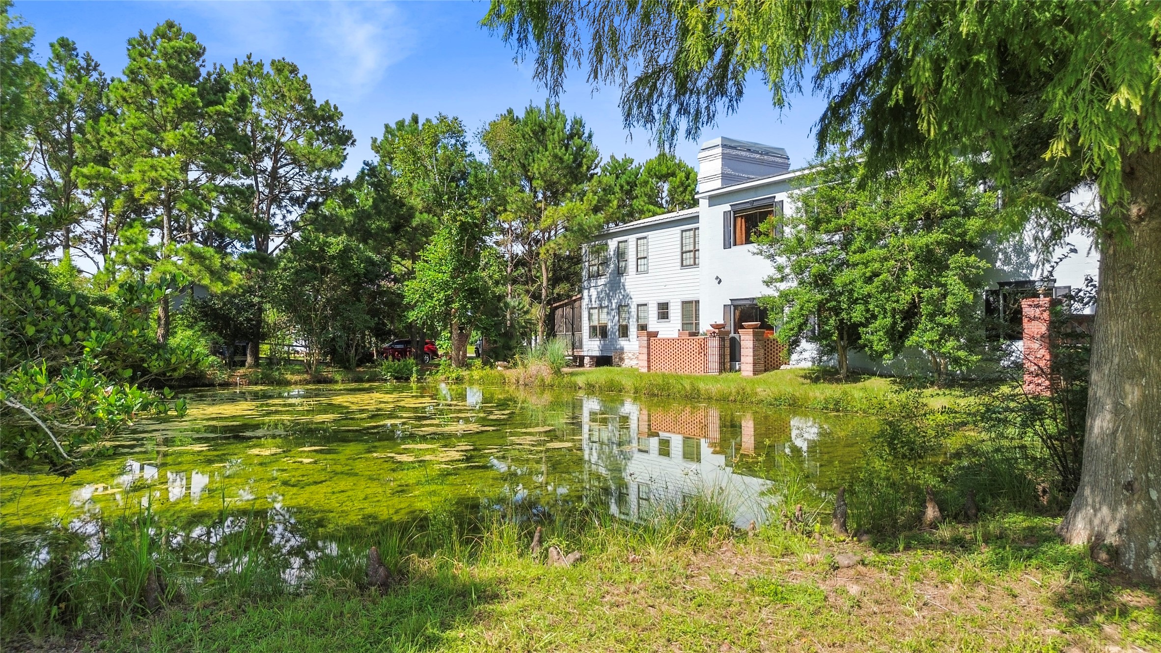 29315 Stockdick Road Katy, TX 77493 - Photo 45 of 50 a view of swimming pool with a garden