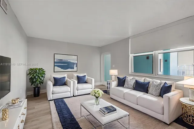 a front view of a building with street view