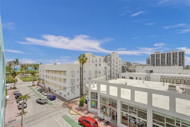 a view of an ocean beach