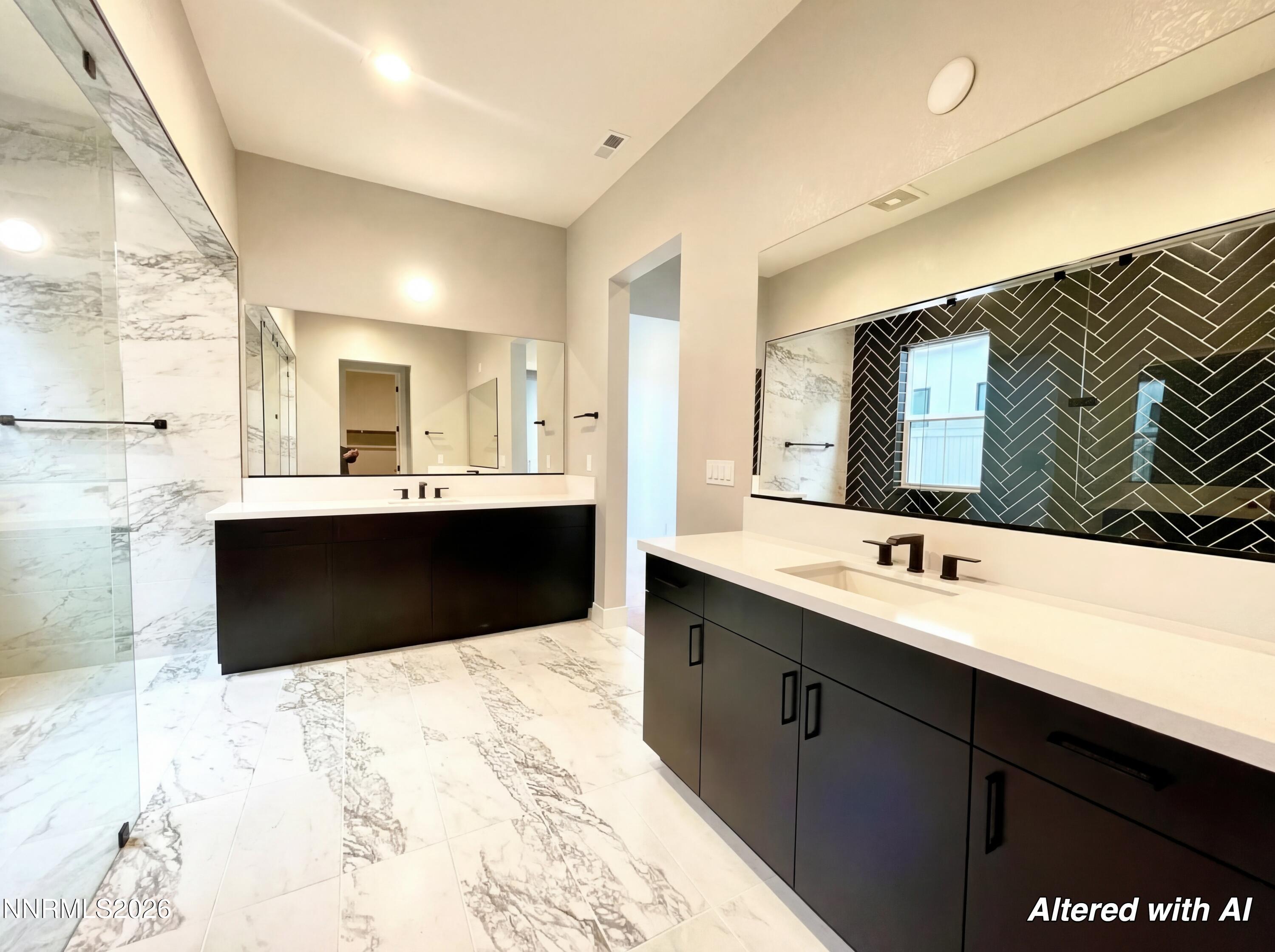 5418 Side Saddle Trail Reno, NV 89511 - Photo 17 of 37 a bathroom with a sink double vanity and a mirror