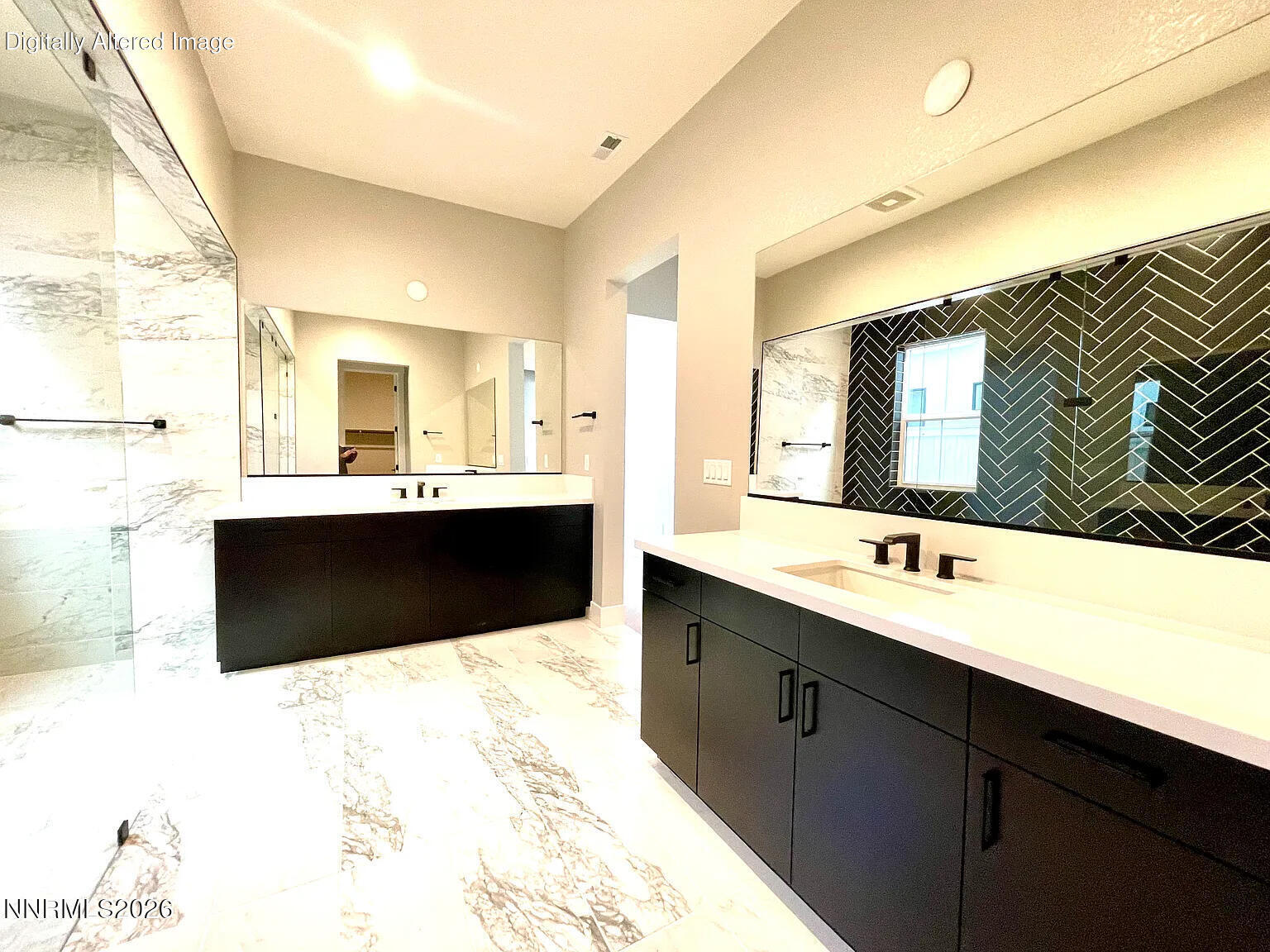 5418 Side Saddle Trail Reno, NV 89511 - Photo 18 of 37 a bathroom with a sink double vanity and a mirror