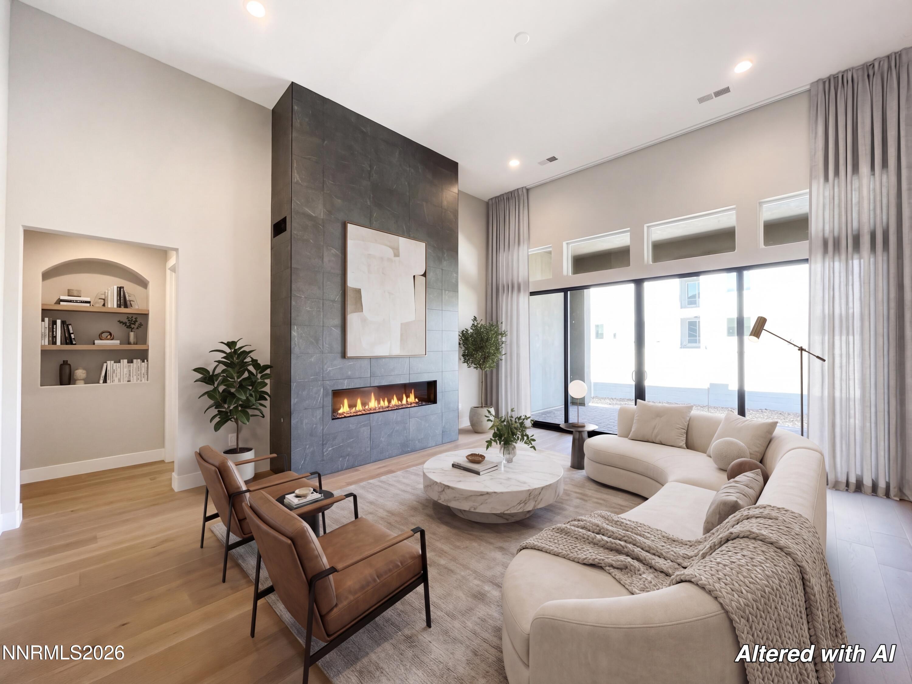 5418 Side Saddle Trail Reno, NV 89511 - Photo 2 of 37 a living room with furniture and large windows
