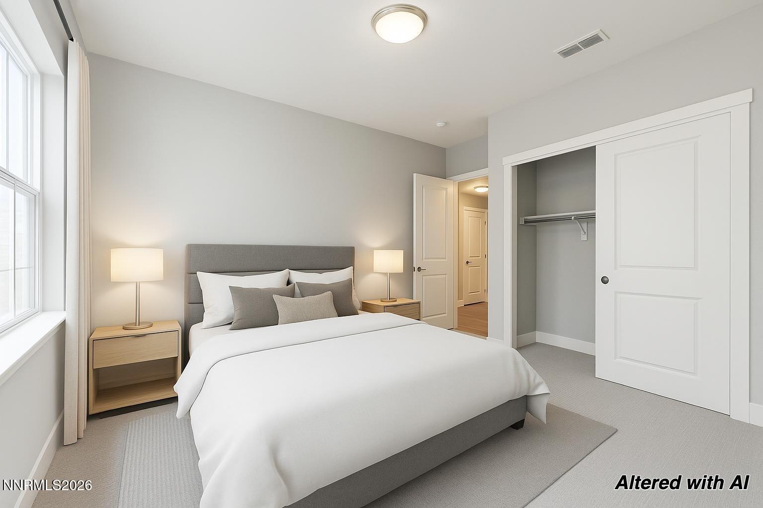 5418 Side Saddle Trail Reno, NV 89511 - Photo 29 of 37 a bedroom with a bed and a window
