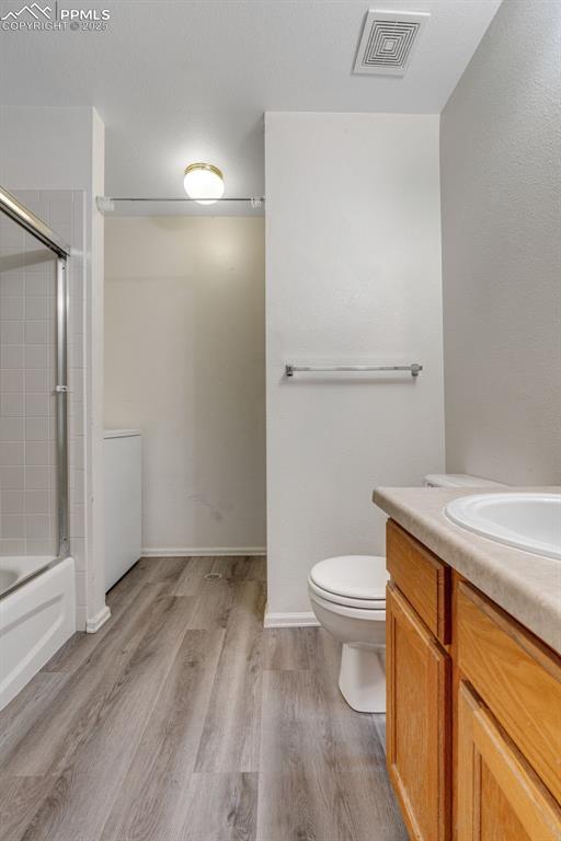 730 Mediterranean Point Colorado Springs, CO 80910 - Photo 20 of 30 a bathroom with a toilet and a shower