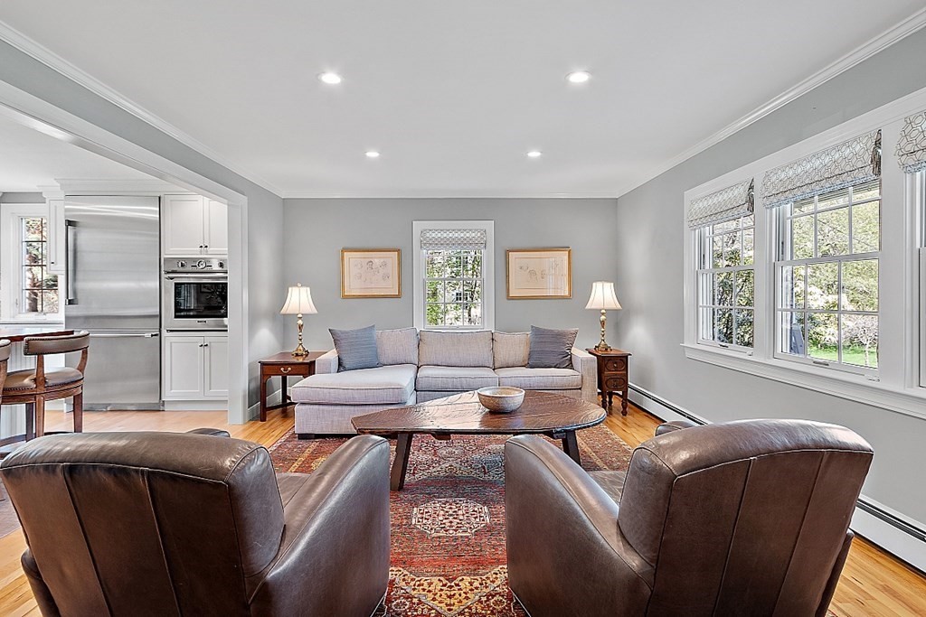 537 Barretts Mill Road Concord, MA 01742 - Photo 7 of 35 a living room with furniture window and wooden floor
