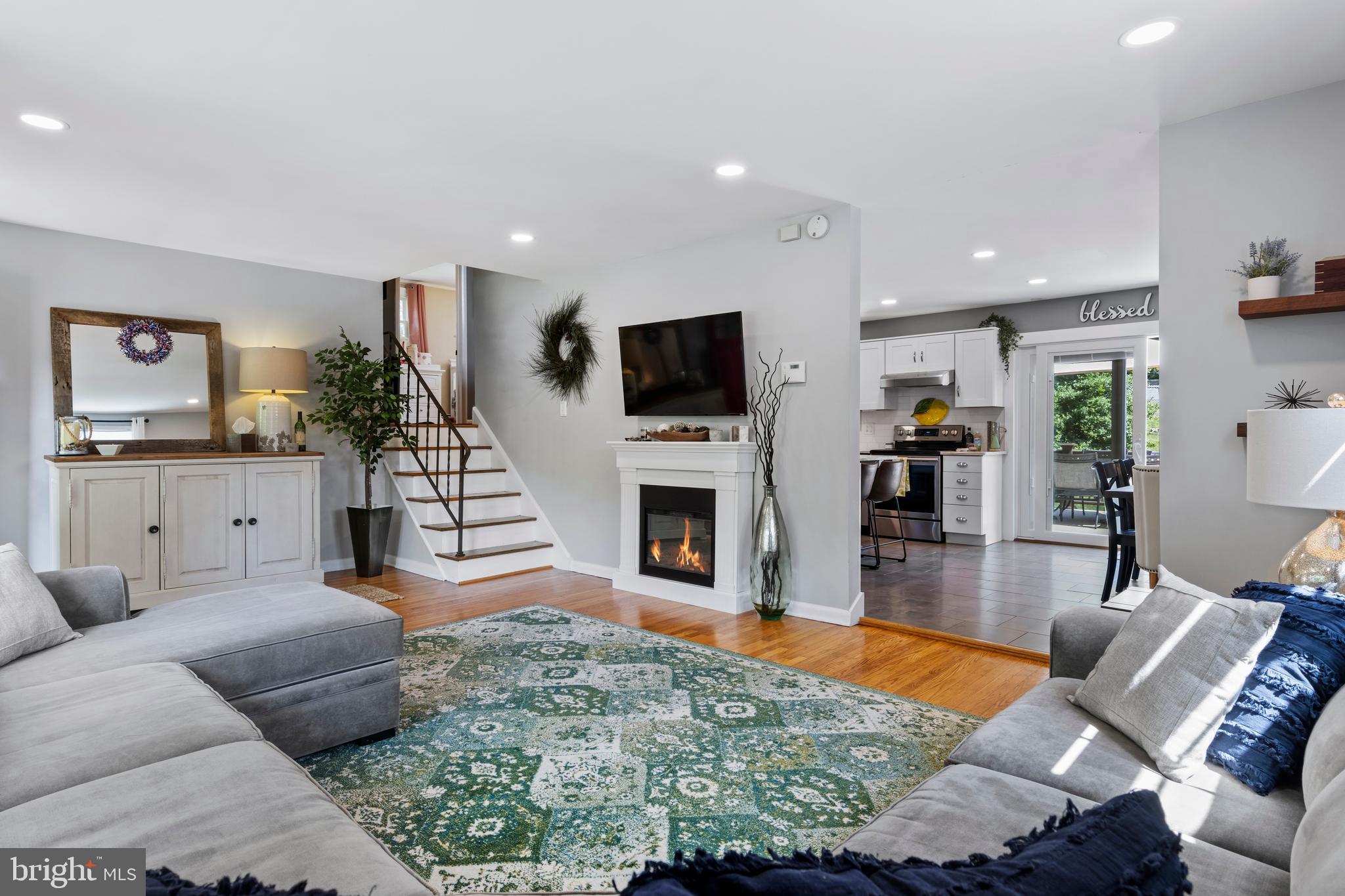 104 Spring Road Malvern, PA 19355 - Photo 2 of 34 Living Room with fireplace