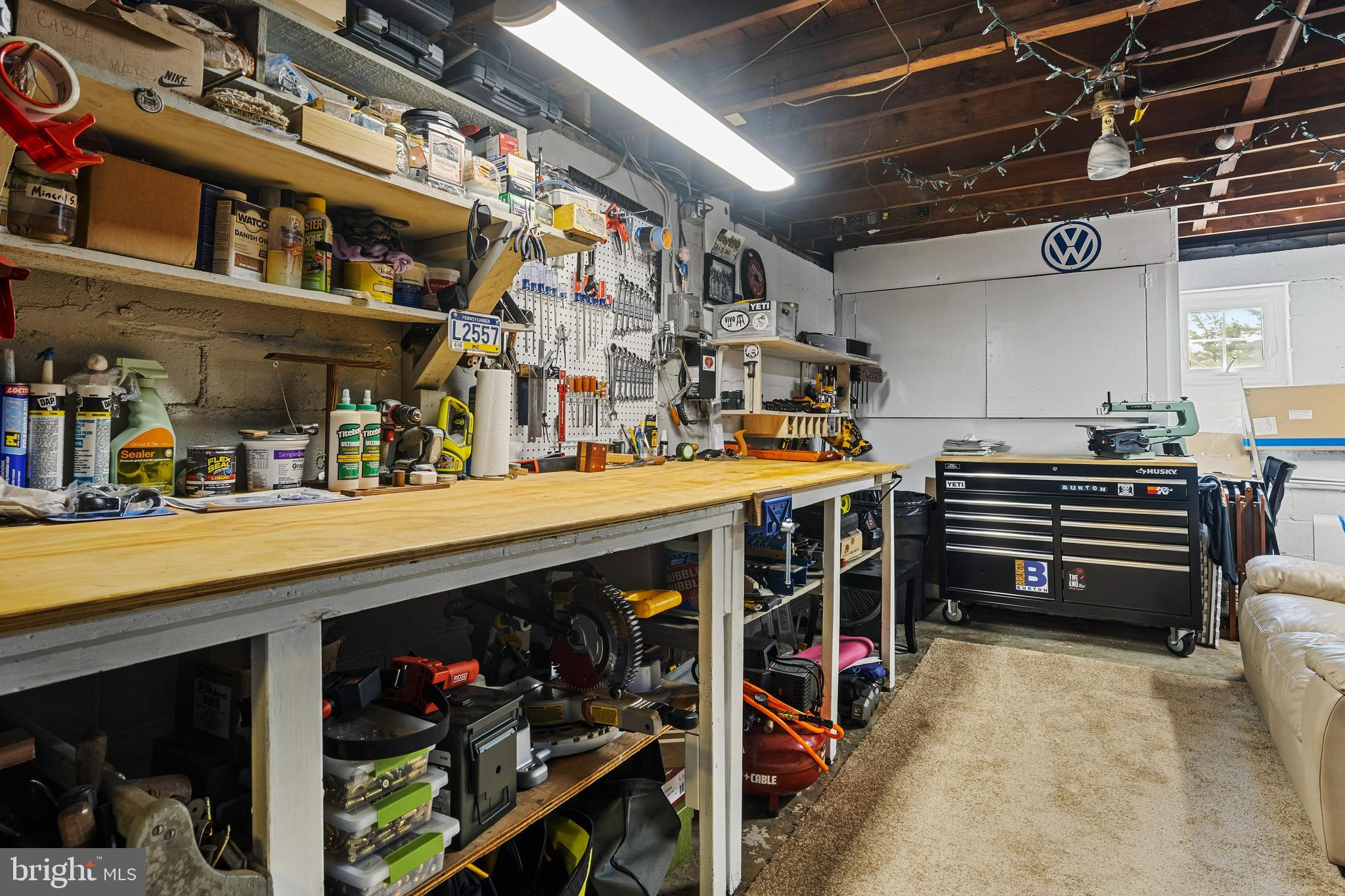 104 Spring Road Malvern, PA 19355 - Photo 28 of 34 Partial Basement Workshop with window
