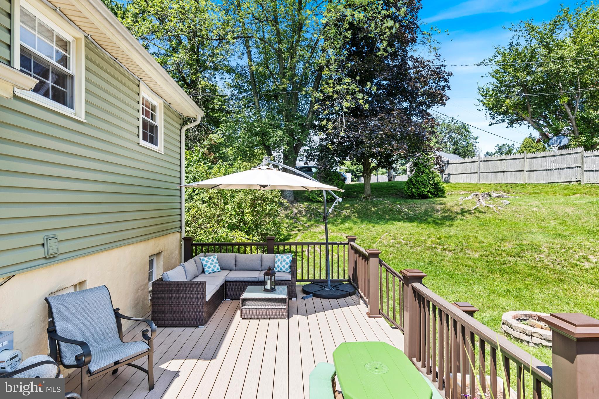 104 Spring Road Malvern, PA 19355 - Photo 31 of 34 Rear Deck Sitting Area