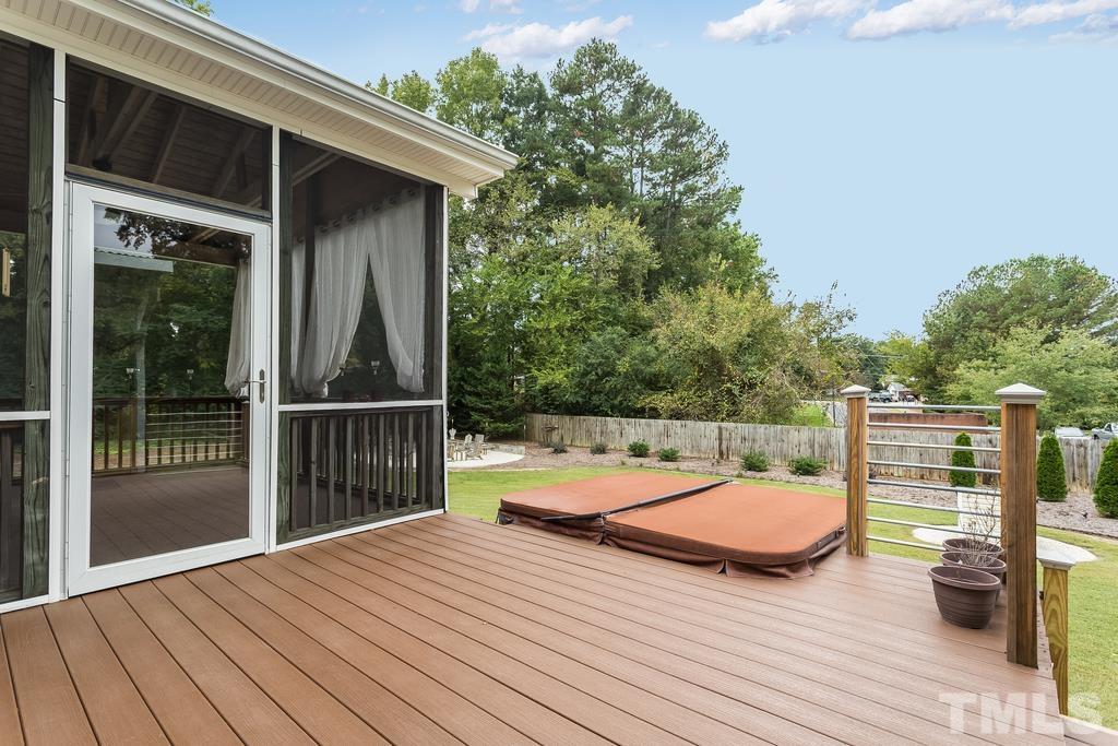 2405 Andor Place Raleigh, NC 27604 - Photo 24 of 30 a view of outdoor space with wooden floor and seating