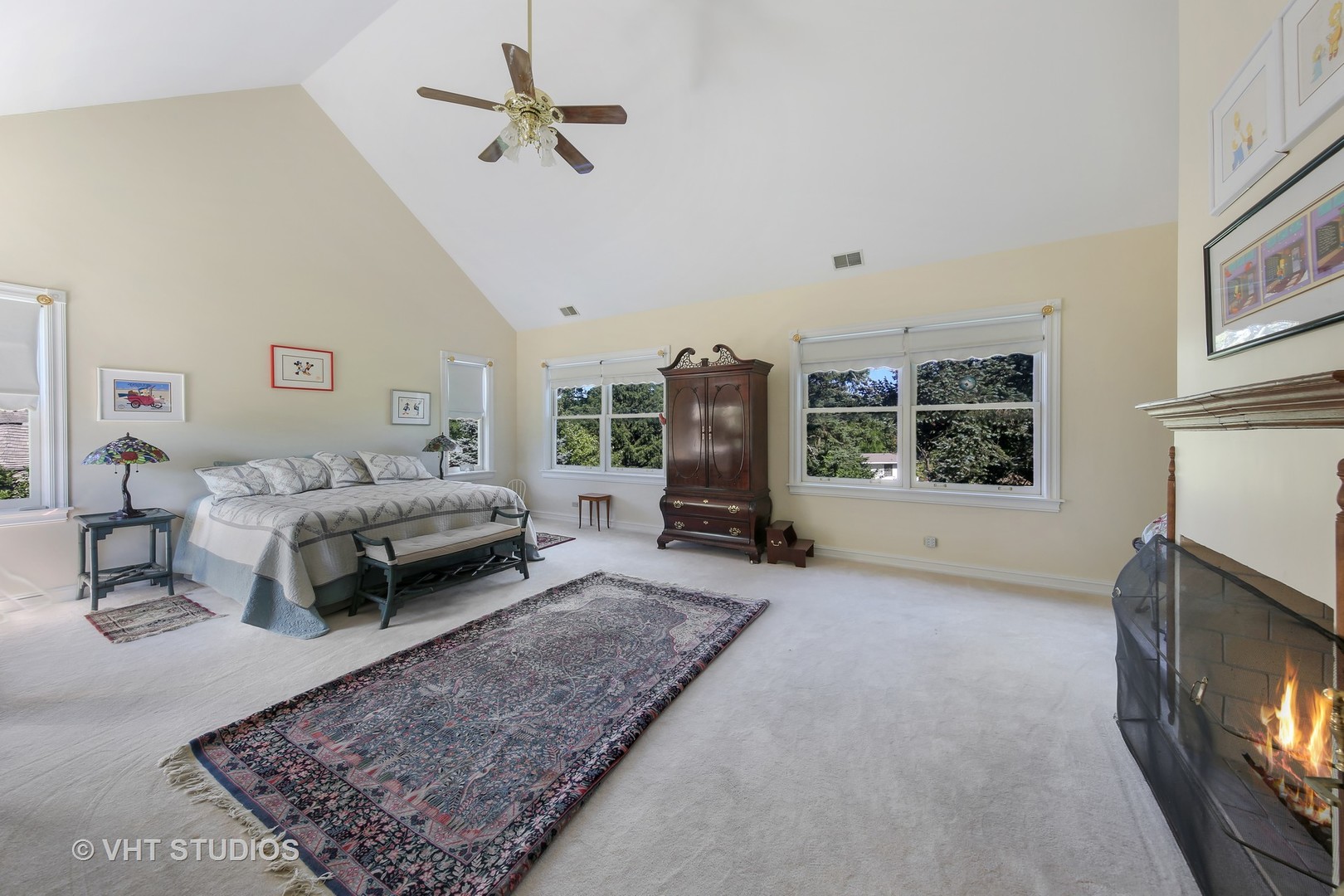 5324 Turvey Court Downers Grove, IL 60515 - Photo 12 of 27 a bedroom with furniture and a flat screen tv