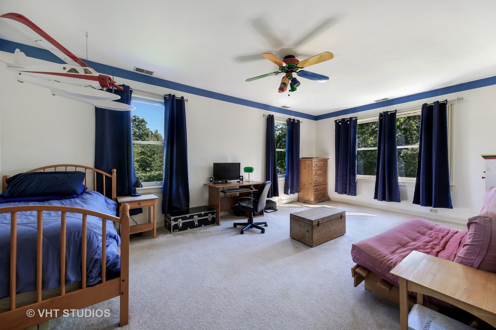 5324 Turvey Court Downers Grove, IL 60515 - Photo 18 of 27 a living room with furniture and large windows