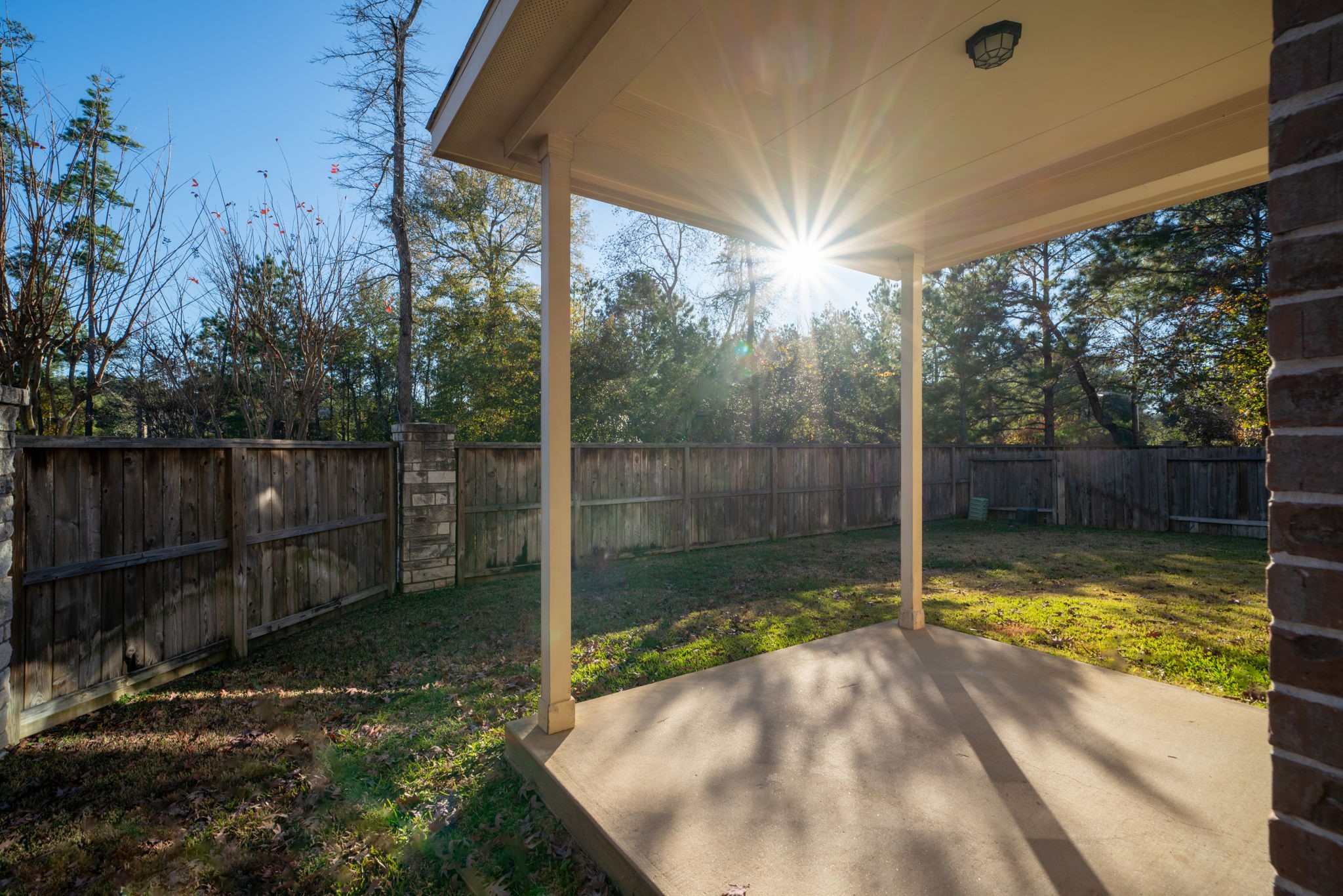 138 Magnolia Grove Lane Conroe, TX 77384 - Photo 39 of 43 a view of a backyard