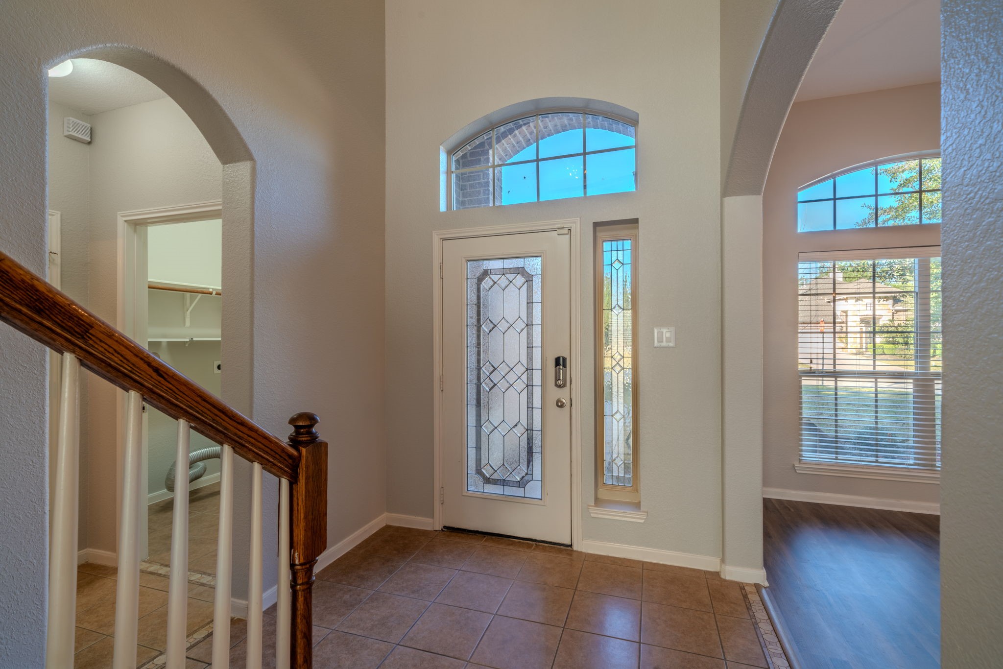138 Magnolia Grove Lane Conroe, TX 77384 - Photo 4 of 43 a view of an entryway with wooden floor