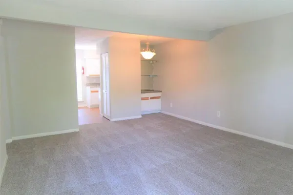 a view of an empty room