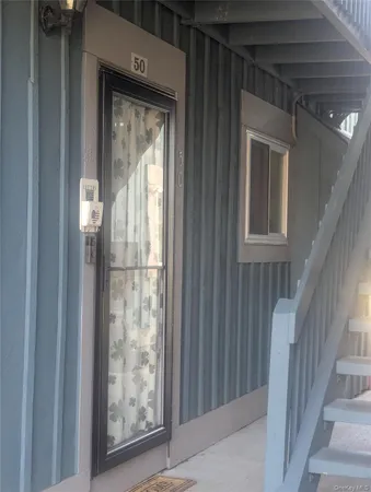 a view of front door