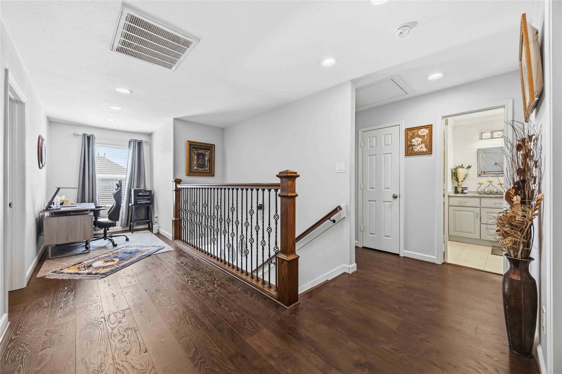 19219 Brook Village Road Houston, TX 77084 - Photo 21 of 29 a view of livingroom with furniture and hardwood floor
