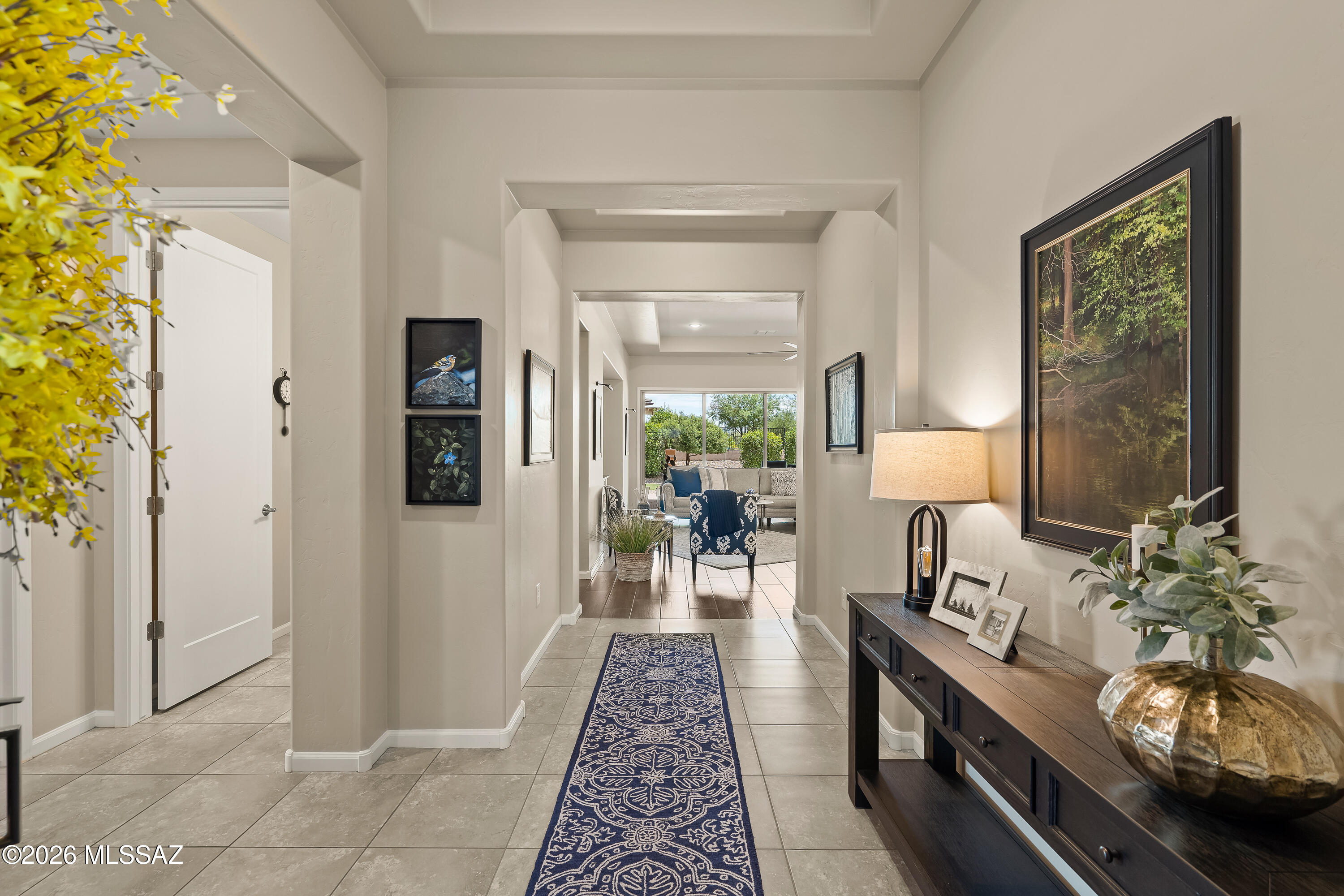 60961 East Arbor Basin Road Oracle, AZ 85623 - Photo 3 of 50 Light-Filled Foyer w/Designer Finishes