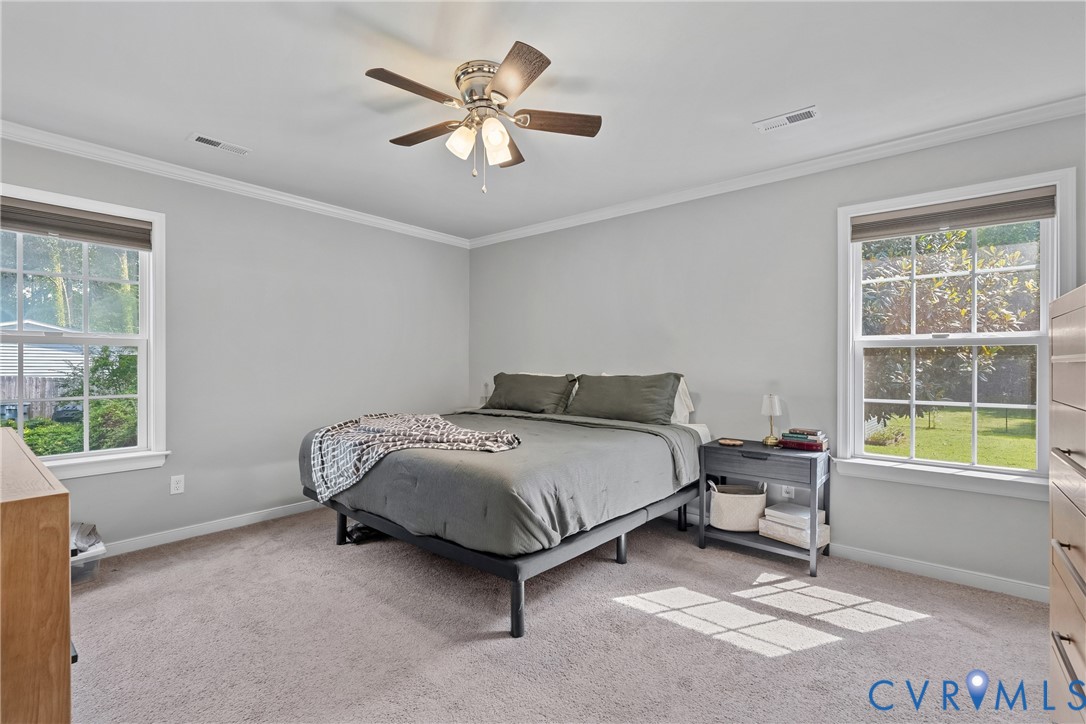 17045 Annfield Road Beaverdam, VA 23015 - Photo 24 of 40 Carpeted room featuring two double-hung windows, c