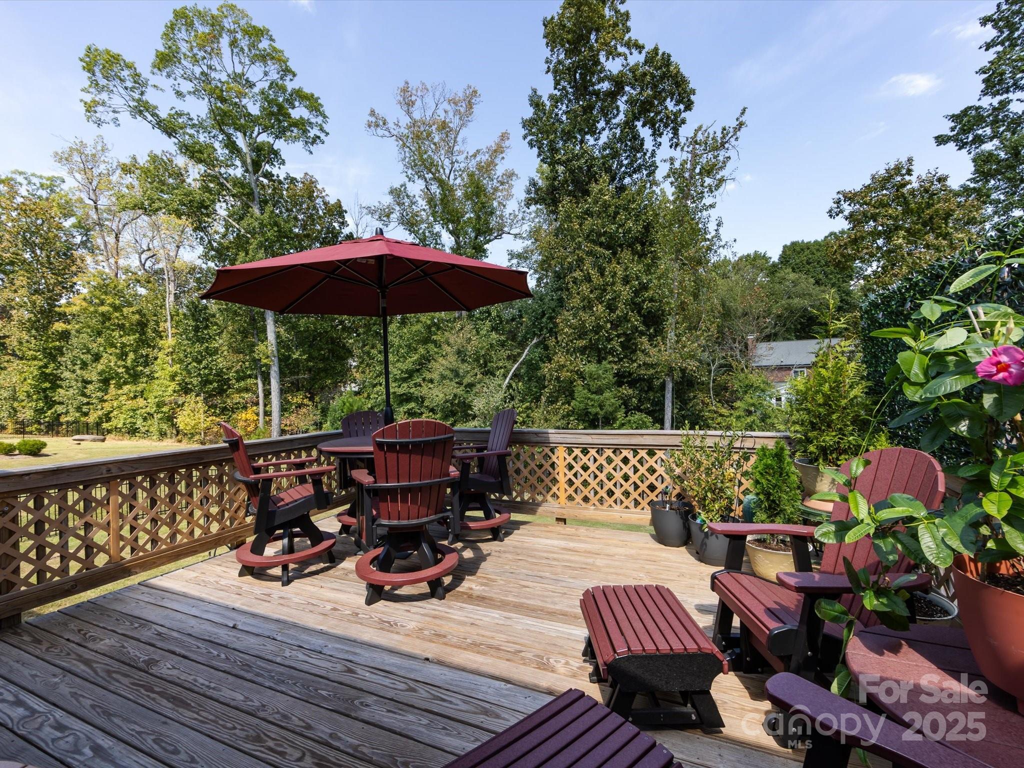4499 Hunton Dale Road Northwest Concord, NC 28027 - Photo 40 of 43 a view of a roof deck with furniture
