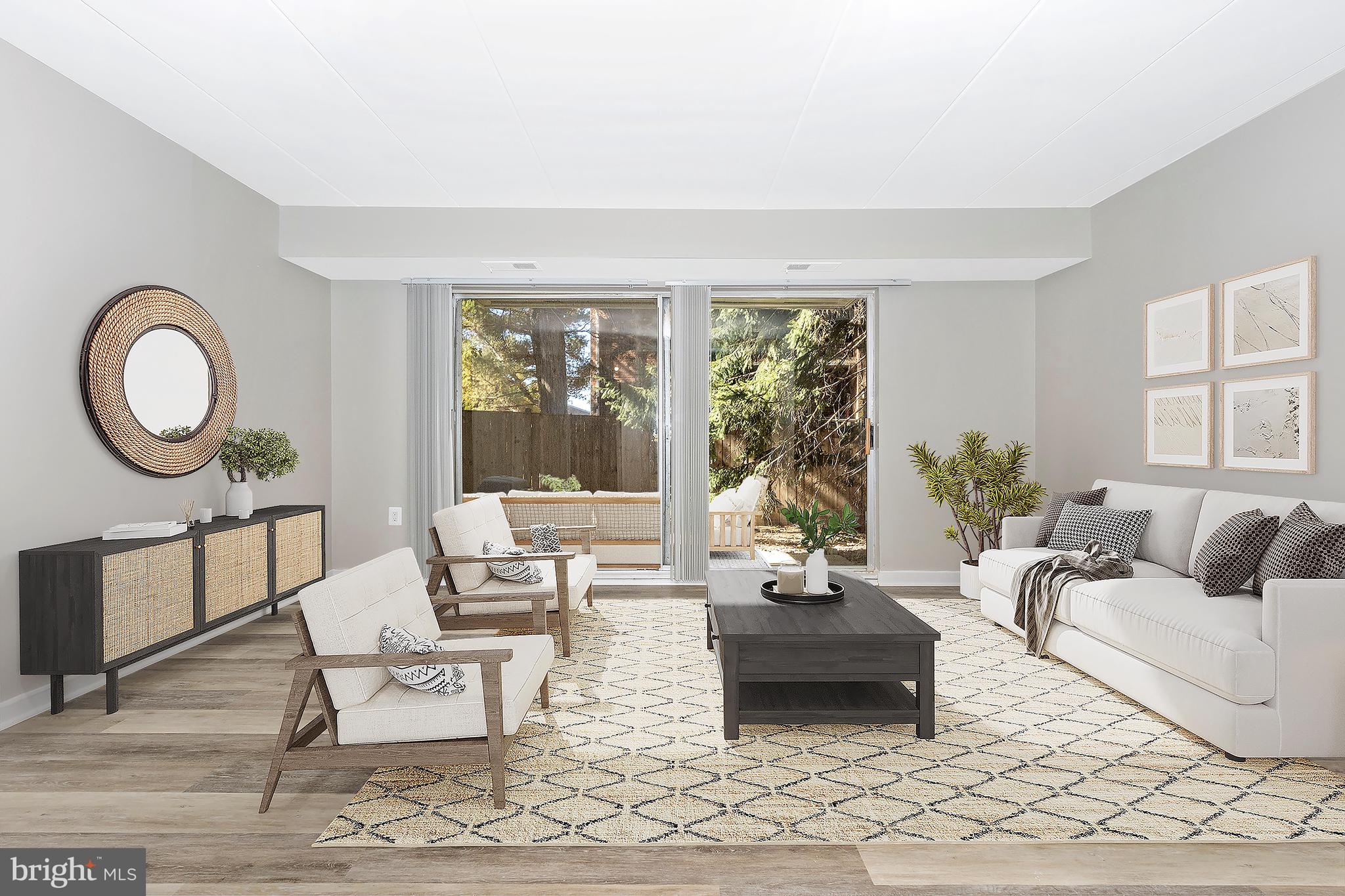 Living Room Virtually Staged