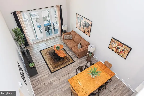 a living room with a couch and a couch