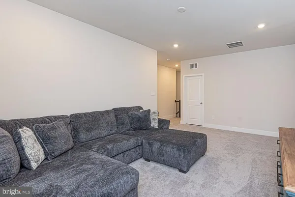 a view of a bedroom from hallway