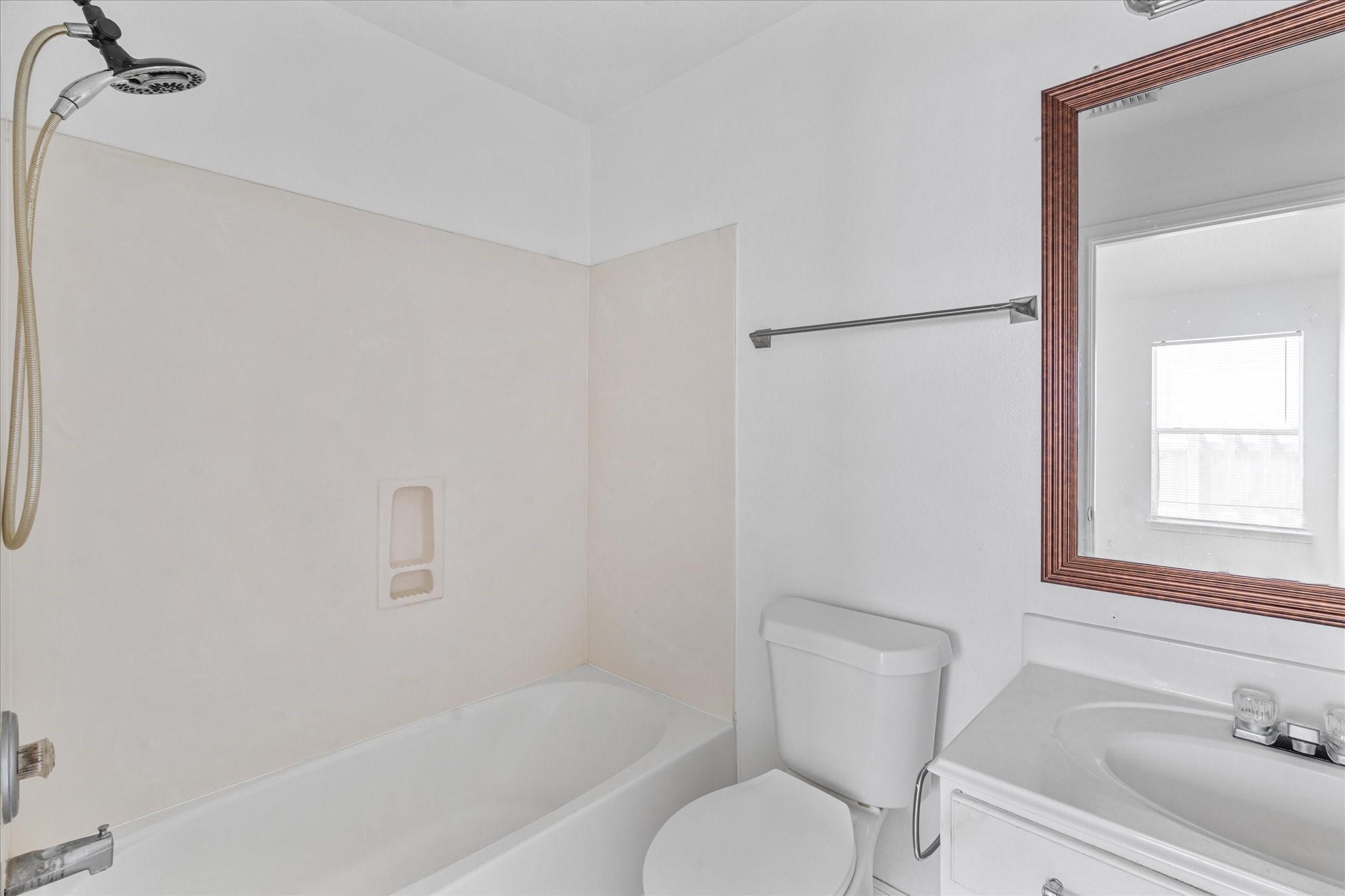 1410 Hade Falls Lane Houston, TX 77073 - Photo 22 of 25 a bathroom with a granite countertop sink toilet and shower