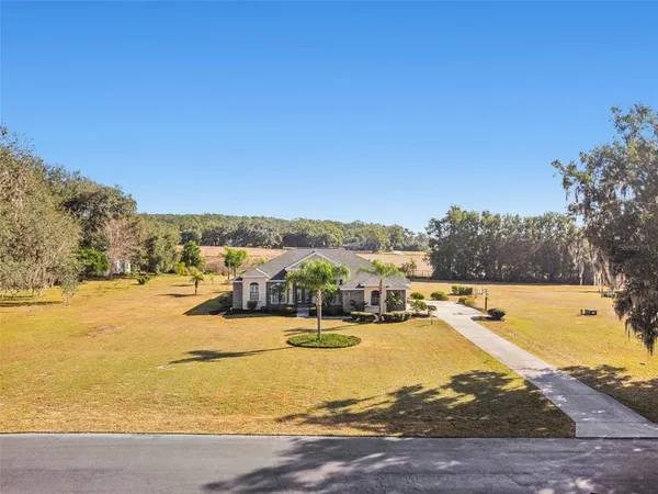 a view of a swimming pool with an ocean
