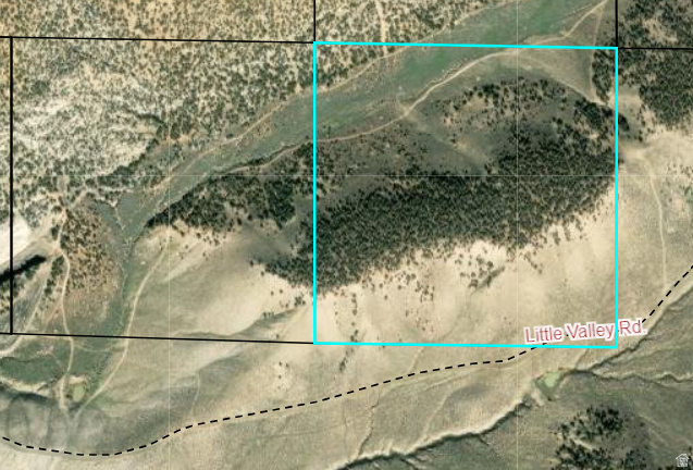 3215 East Little Valley Road Vernal, UT 84078 - Photo 2 of 17 Map / location featuring property parcel outlined