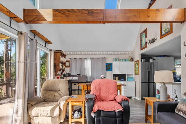 a outdoor living space with furniture