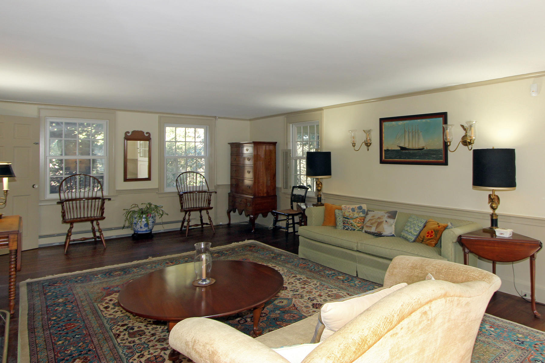 163 Pochet Road Orleans, MA 02653 - Photo 14 of 67 a living room with furniture and wooden floor