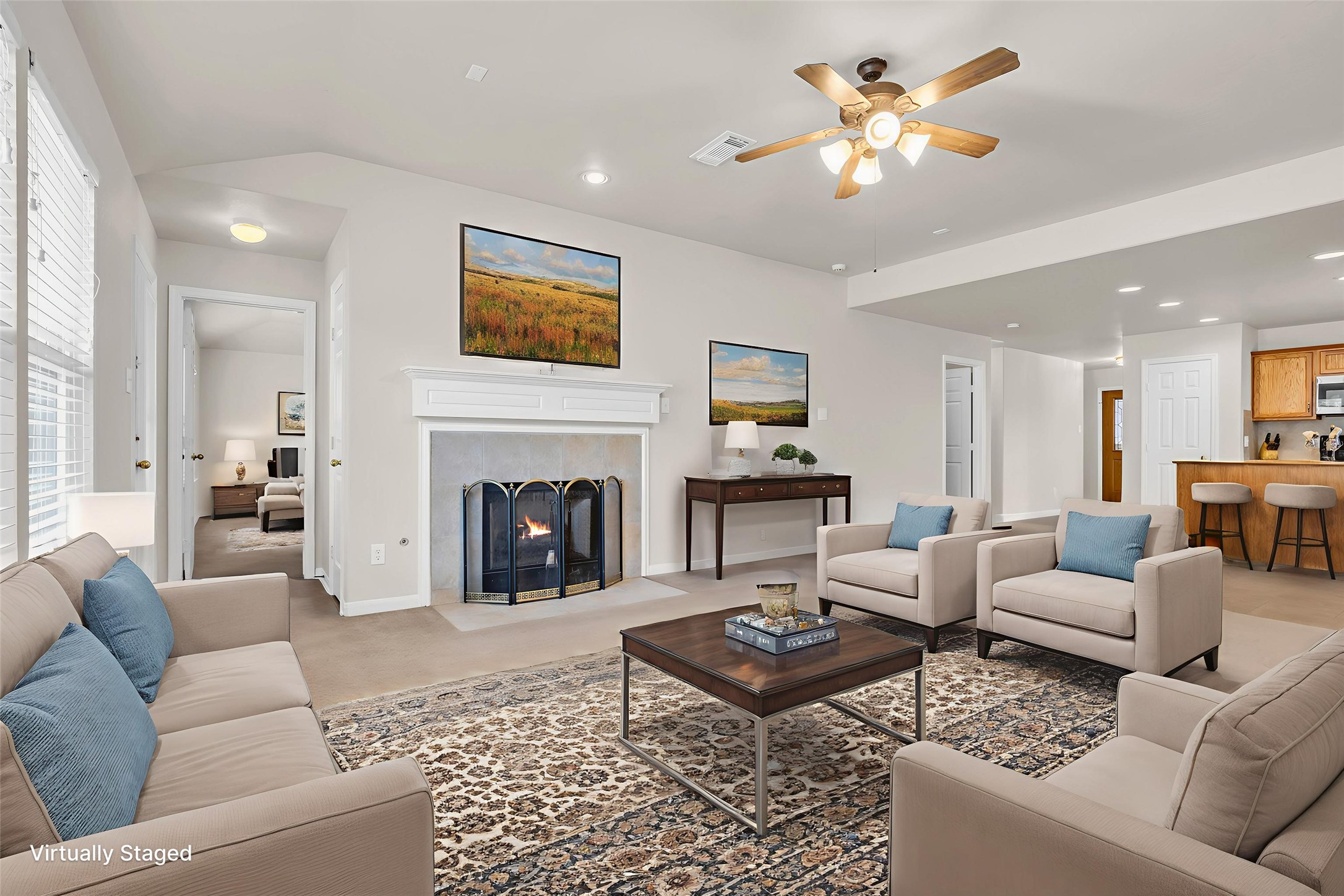 3311 Falcon Trail Drive Spring, TX 77373 - Photo 15 of 36 Virtually staged Family Room