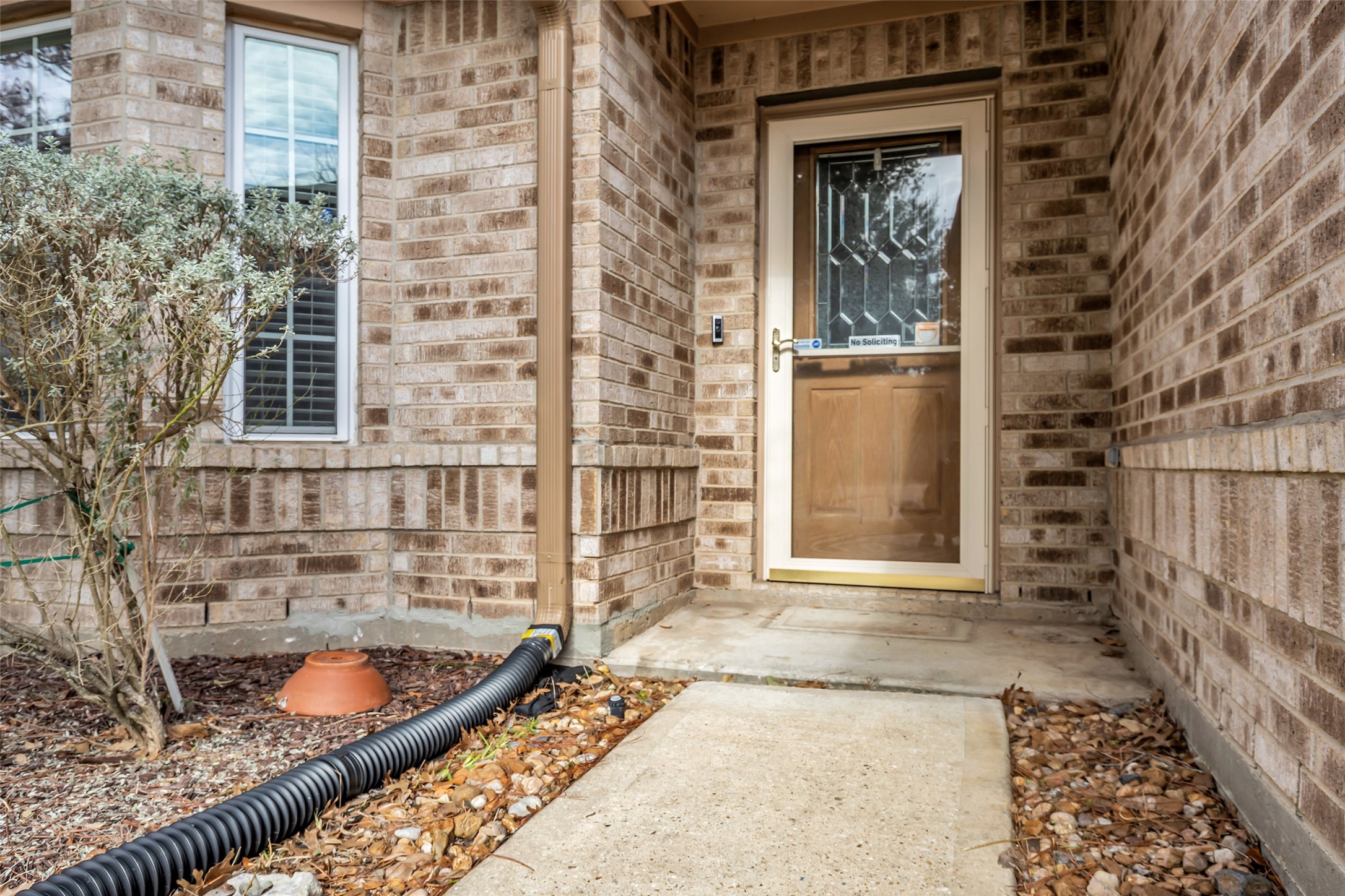 3311 Falcon Trail Drive Spring, TX 77373 - Photo 3 of 36 Beautiful brick colors with protective storm door, leaded glass front door and easy maintenance landscape!