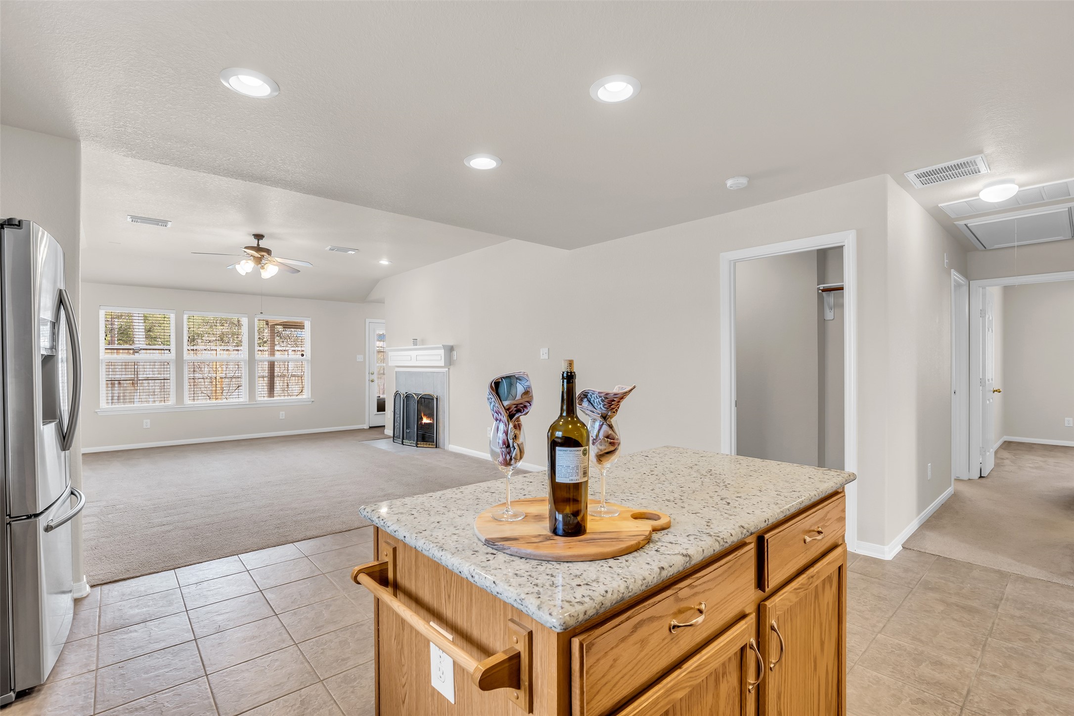 3311 Falcon Trail Drive Spring, TX 77373 - Photo 8 of 36 A center island provides additional storage and a great place to prep or display your buffet!