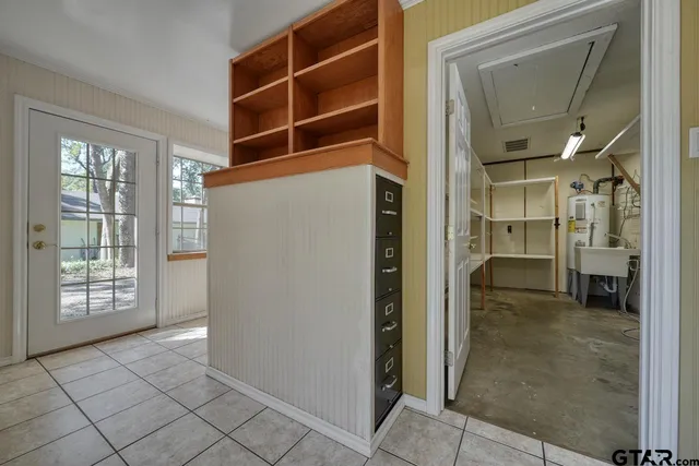 a view of a livingroom with a flat screen tv