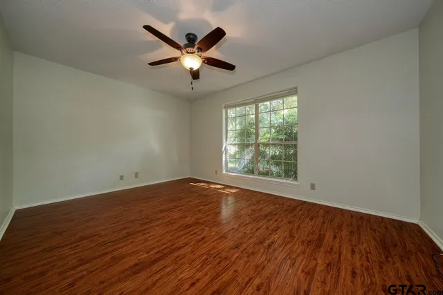 wooden floor in an empty room