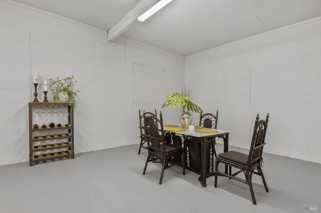 a view of a workspace with furniture