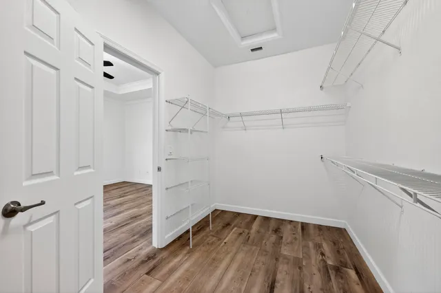 wooden floor in an empty room