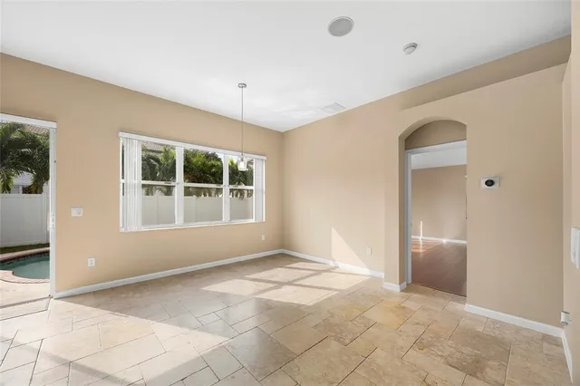 a view of an empty room