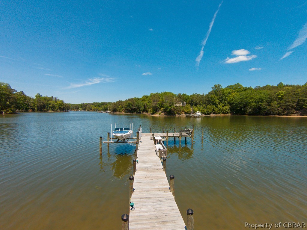 1193 West Point Road Lancaster, VA 22503 - Photo 6 of 50 a view of a lake with trees