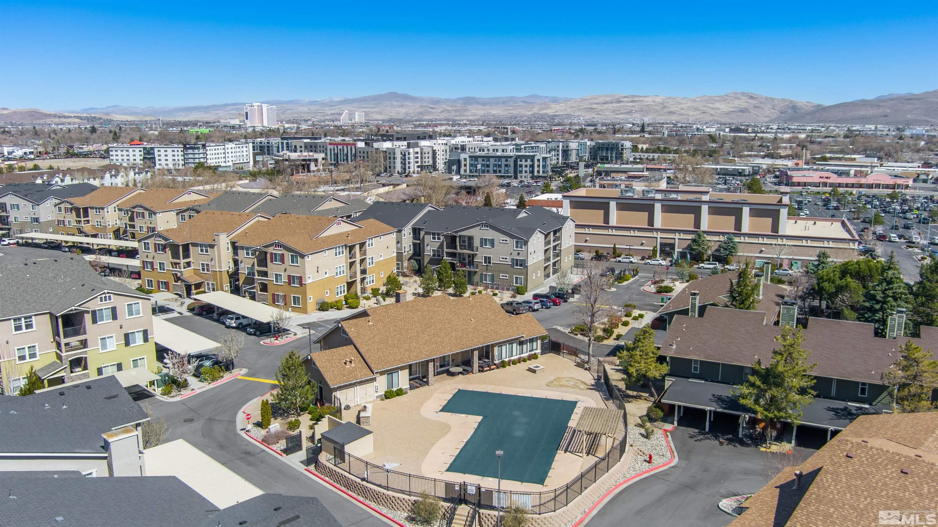 2490 Eastshore Place, Unit 602 Reno, NV 89509 - Photo 34 of 36 an aerial view of residential houses with city view