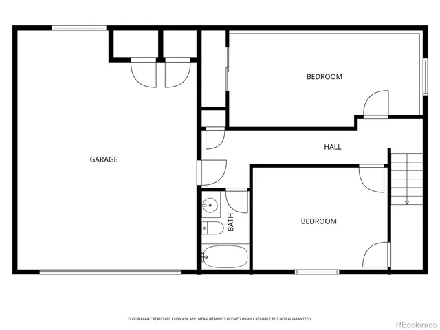 a picture of a room with a white wall and a white wall