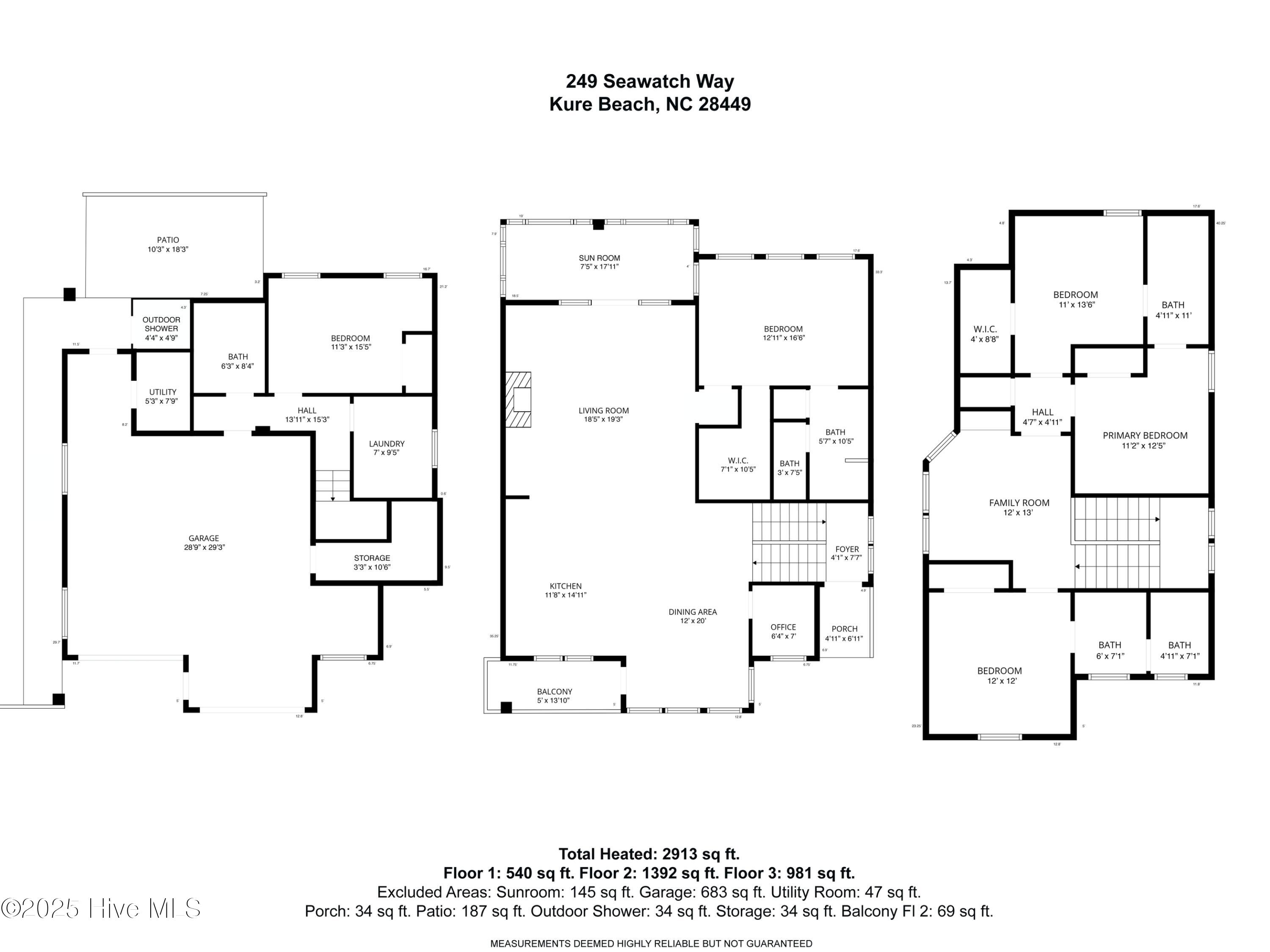 249 Seawatch Way Kure Beach, NC 28449 - Photo 83 of 83 mls-Floorplan-249 Seawatch Way