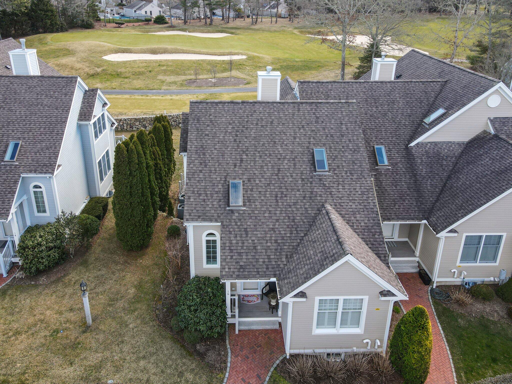 16 Quinns Way Mashpee, MA 02649 - Photo 41 of 59 a aerial view of a house with a ocean view
