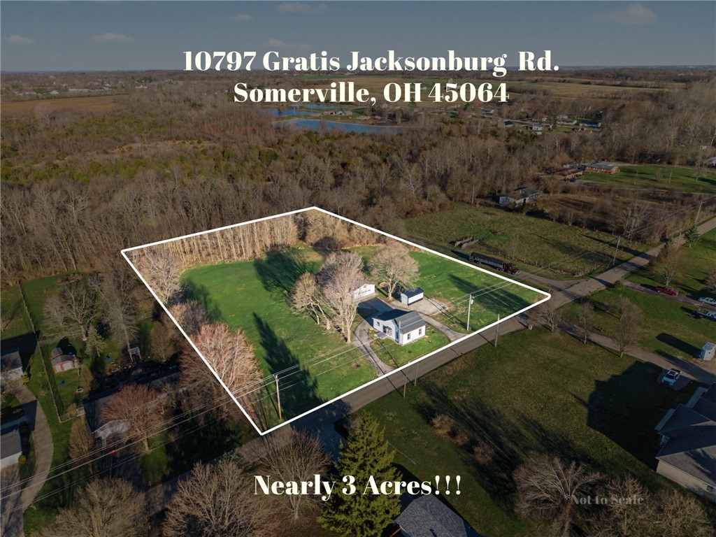 10797 Gratis Jacksonburg Road Somerville, OH 45064 - Photo 1 of 27 Expansive acreage provides ample space for privacy and potential development.