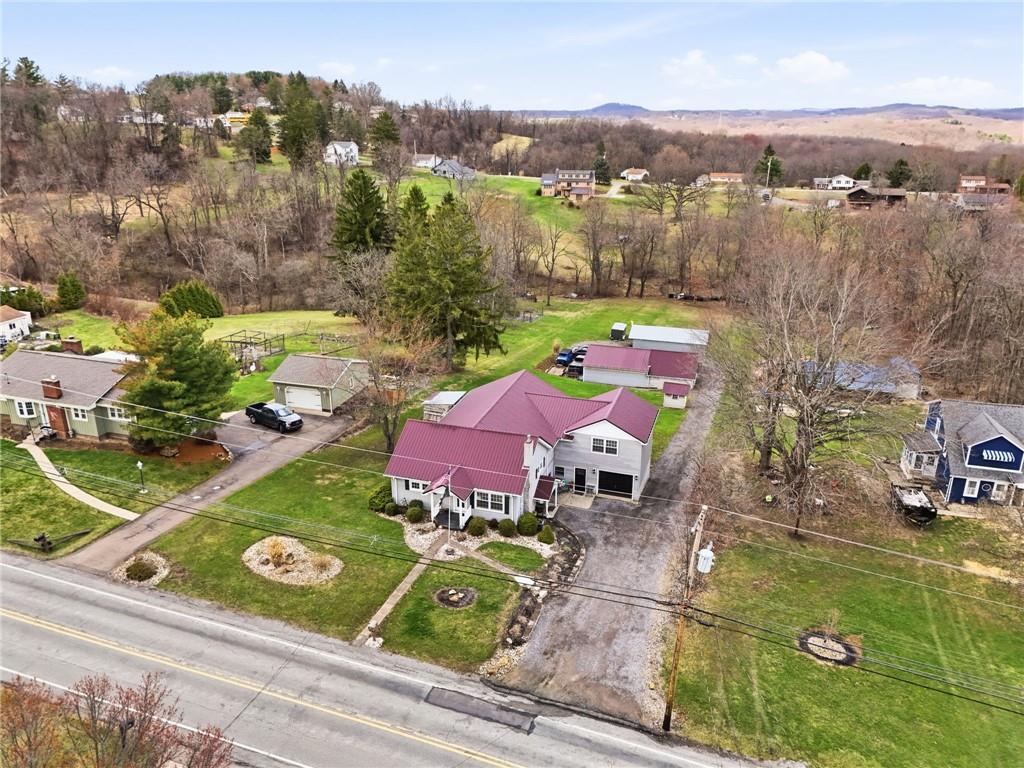 27 Bock Lane Baden, PA 15005 - Photo 1 of 50 an aerial view of residential houses with outdoor space and swimming pool