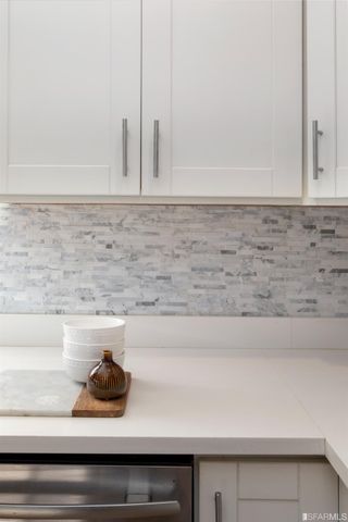 a close view of shoes stand in a kitchen