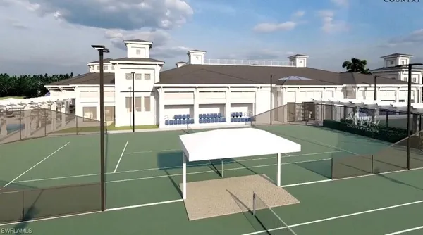 a picture of a tennis court